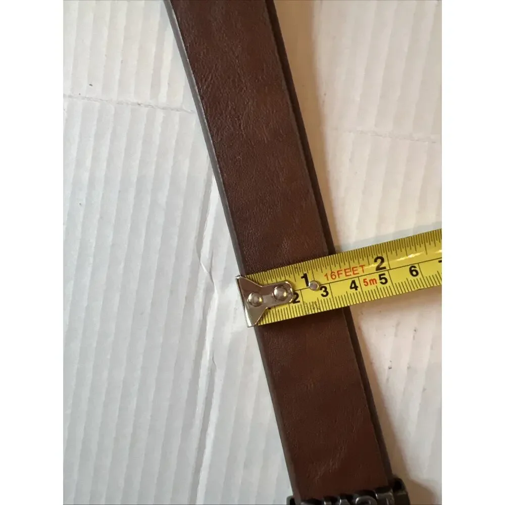 Levi's Belt Size XL 42-44 Brown Synthetic Leather Mens/see Details